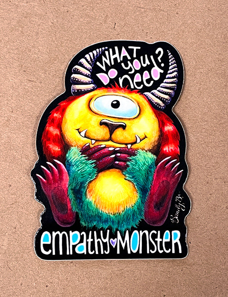 Vinyl Sticker - Empathy Monster