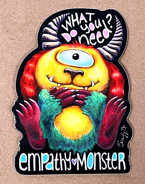 Vinyl Sticker - Empathy Monster