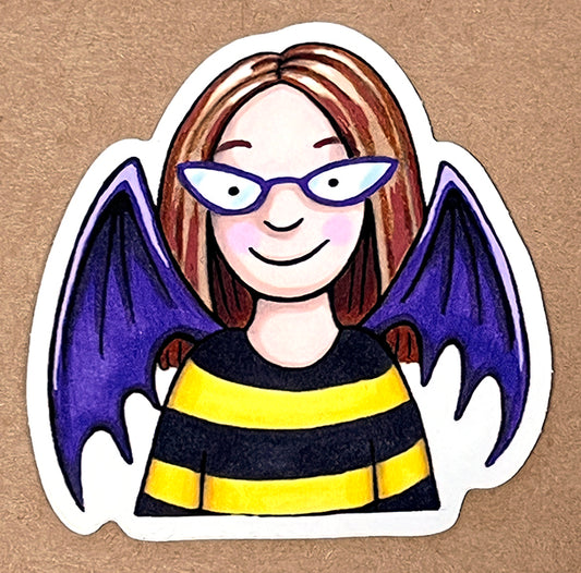 Vinyl Sticker - GeekyGirl