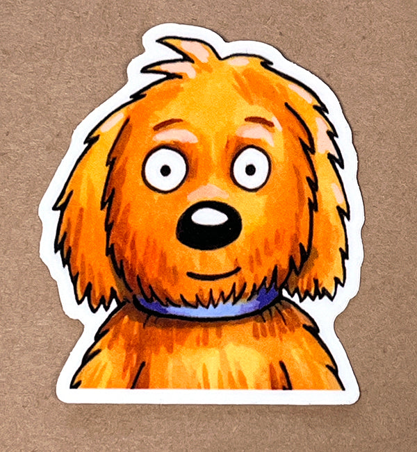 Vinyl Sticker - "TeddyBear" dog