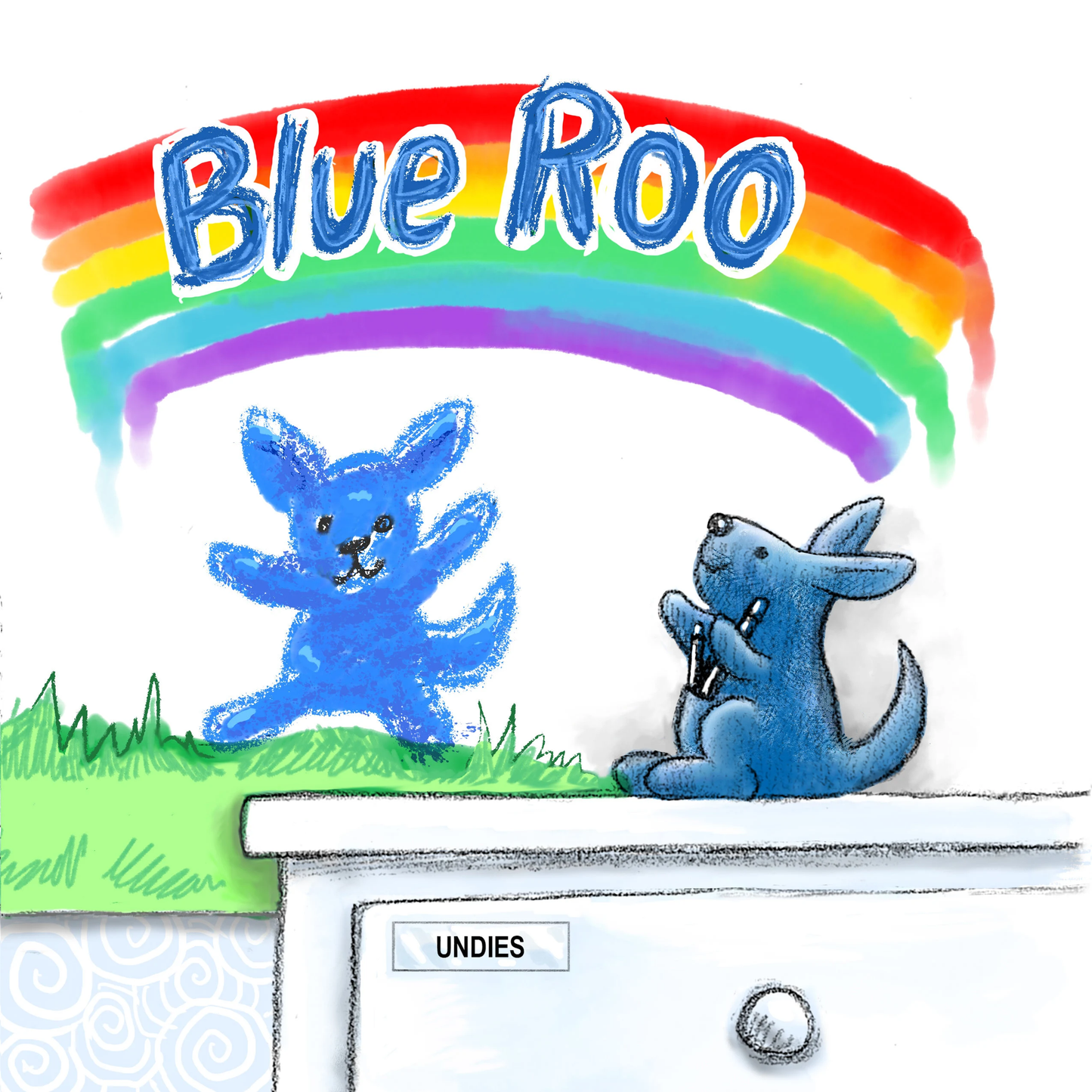 BLUE ROO  - an original picture book comic book