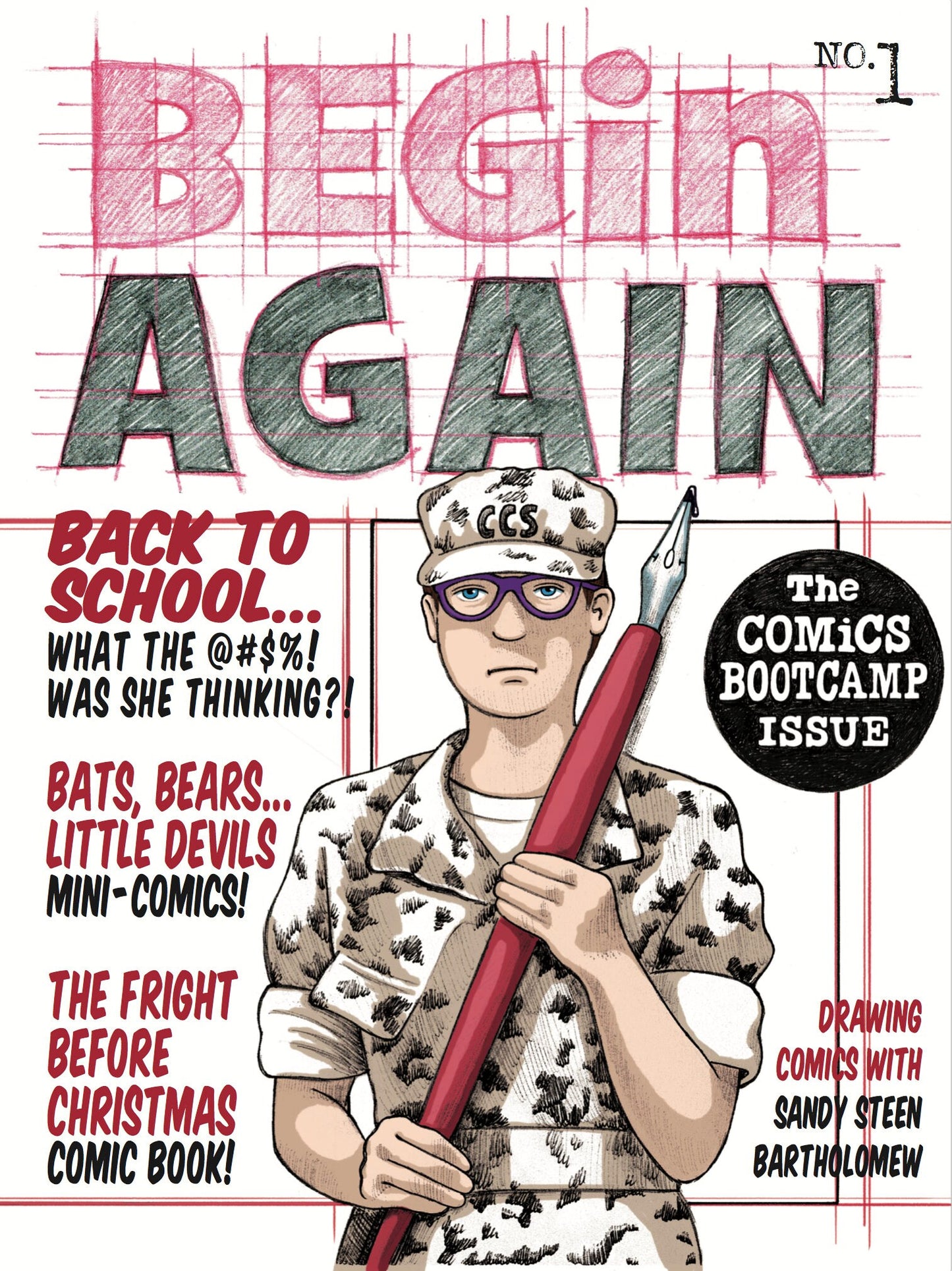 PDF - BEGIN AGAIN - downloadable Comic Magazine (set of 4 issues)