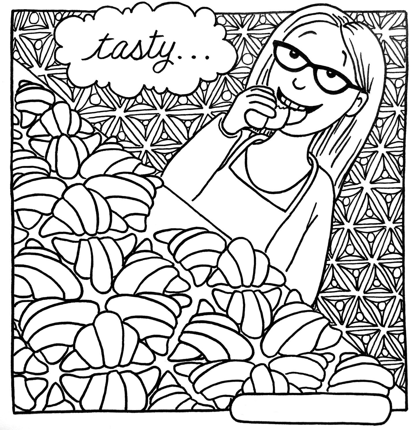 PDF - Inspiration Coloring Book #1 - Inktober