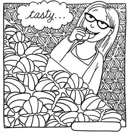 PDF - Inspiration Coloring Book #1 - Inktober