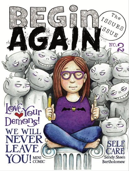 PDF - BEGIN AGAIN - downloadable Comic Magazine (set of 4 issues)