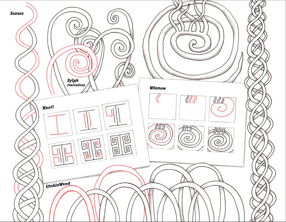 PDF - Inspiration Sketchbook #1 - "The Tangles of Kells" eBook